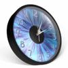 Blue Evil Eye Iris Pupil Printed Wall Clock for Optician Artwork Decor Silent Wall Watch Optometrist Gift-Metal_Frame_with_Acrylic_Glass view 3