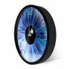 Blue Evil Eye Iris Pupil Printed Wall Clock for Optician Artwork Decor Silent Wall Watch Optometrist Gift-Metal_Frame_with_Acrylic_Glass view 4