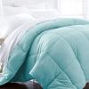 3 Piece Luxury Goose Down All Season Alternative Comforter Eastern King 116'' x 108''Hotel Quality Comforter Aqua Blue view 1