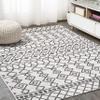 JONATHAN Y Tribal Bohemian Indoor Outdoor Area Rug 3X5 Ivory/Black, Kafel for Backyard, Patio, Porch, Easy-Cleaning, High Traffic, Pet-Friendly, Non-Shedding (SMB130E-3) view 4