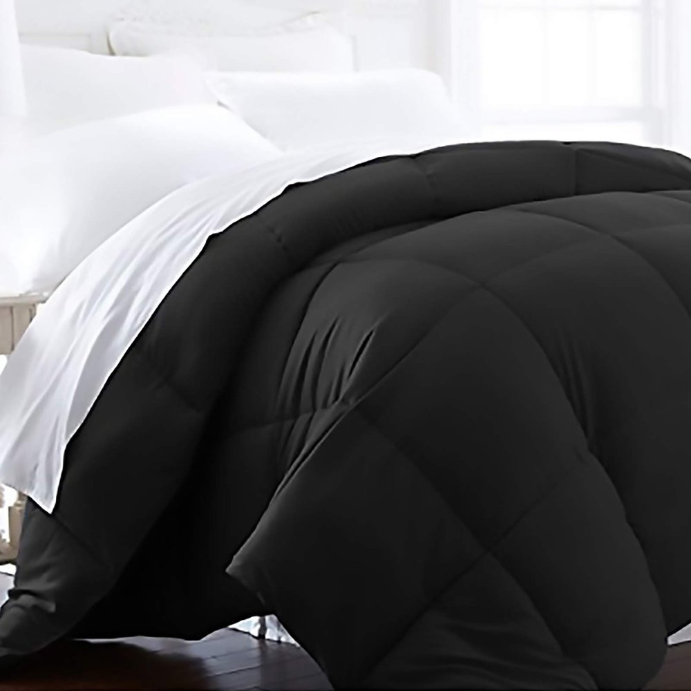 3 Piece Luxury Goose Down All Season Alternative Comforter Full XL (82'' x 86'') Hotel Quality Comforter Back