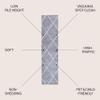 JONATHAN Y Cole Diamond Trellis Gray/White Runner Rug 2x8, Modern,Contemporary,Geometric,Casual, Easy-Cleaning for Living Room,Bedroom,Kitchen,Pet Friendly,Non-Shedding (SEU102F-28) view 2