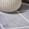 JONATHAN Y Cole Diamond Trellis Gray/White Runner Rug 2x8, Modern,Contemporary,Geometric,Casual, Easy-Cleaning for Living Room,Bedroom,Kitchen,Pet Friendly,Non-Shedding (SEU102F-28) view 4