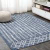 JONATHAN Y Bohemian Geometric Indoor Outdoor Area Rug 3X5 Blue/Ivory, Tokay for Backyard, Patio, Porch, Easy-Cleaning, High Traffic, Pet-Friendly, Non-Shedding (SMB132C-3) view 4