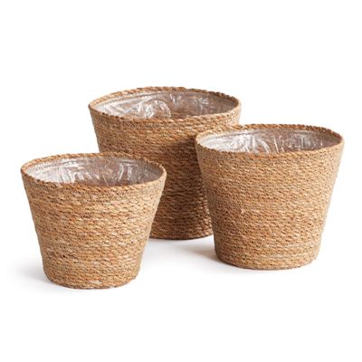 NAPA Home & Garden, SEAGRASS TAPERED BASKETS, SET OF 3