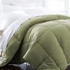 3 Piece Luxury Goose Down All Season Alternative Comforter King (106'' x 90'') Hotel Quality Comforter Sage Green view 1