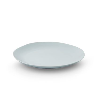 Portmeirion Sophie Conran Arbor Cream Round Platter | 13 Inch Porcelain Serving Tray for Appetizers, Snacks, and Sandwiches | Made from Fine Porcelain | Dishwasher and Microwave Safe (Robins Egg)