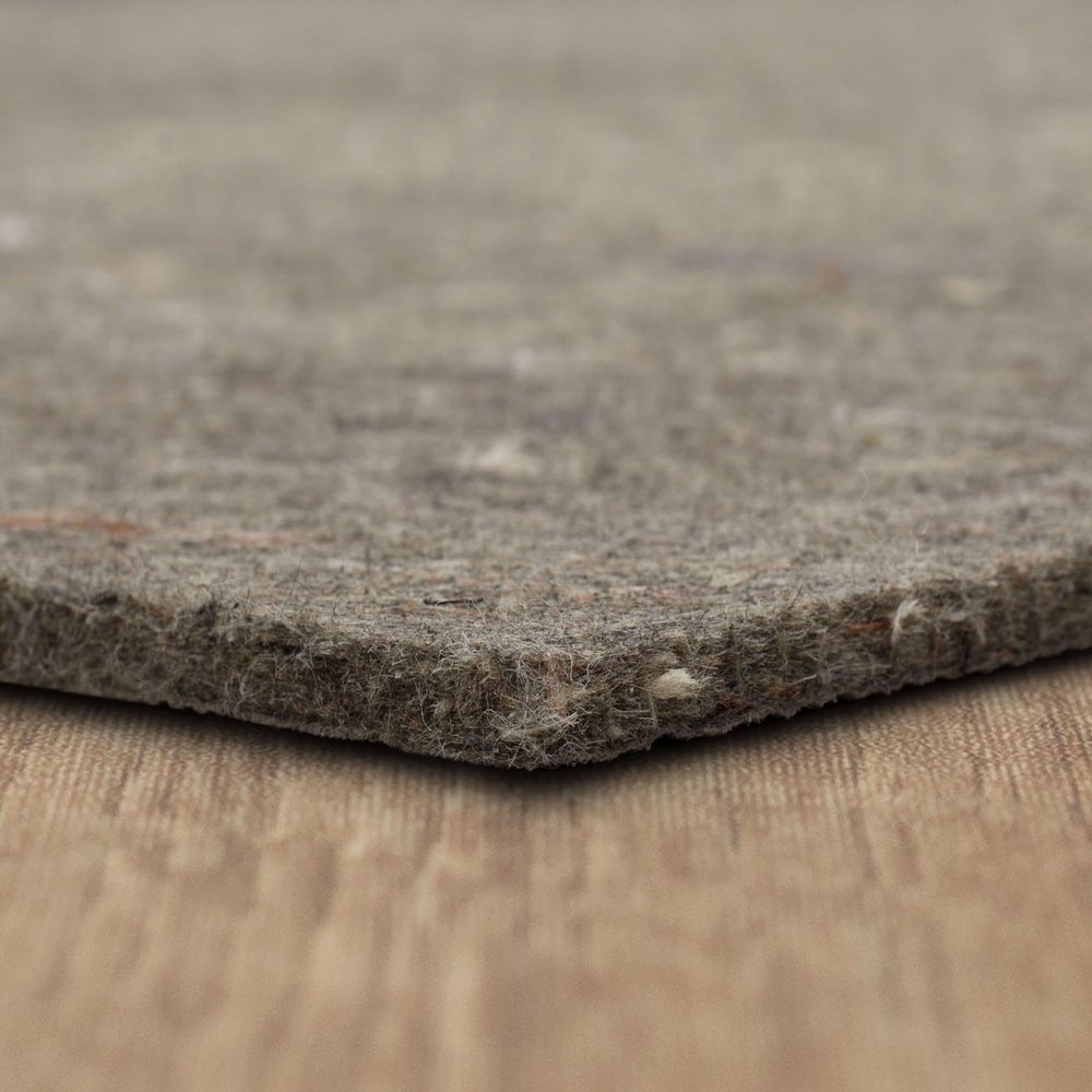 Mohawk Home 8' x 10' Non Slip Grip Rug Pad 3/8" Thick Dual Surface Felt Cushion + Rubber Gripper - Safe for All Floors