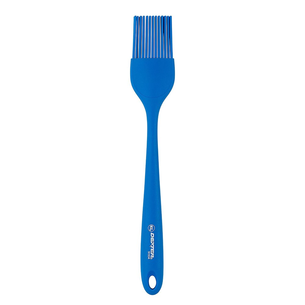 Dexter-Russell (91534) - 10 3/4" Silicone Brush with Cool Blue - High Heat Bristles and Handle