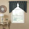 VHC Brands, Pine Grove Plaid Prairie Swag, Green, 36x36x18, Set of 2 view 1