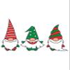 Vinyl Wall Decal: Gnomes Christmas Costume Room - 18" x 28" Kids Nursery X-mas Themed Dwarves Small Humanoid Creatures Bedroom Home Sticker Dcor view 1