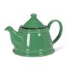 Abbott Collection Enamel Look Stoneware Teapot - Forest Green, 32oz (9"L) view 1