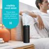 Homedics Portable Humidifier - Small Air Humidifiers for Bedroom, Plants, Office, Travel - Cool Mist Humidifiers, Color-Changing Accent Light, 2 Mist Settings, Matte Black view 2