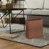 CL-ZZZ Waste Paper Bin Wooden No Cover Trash Can, Desk Bin Wood Eco-Friendly Waste Bin for Bedroom Living Room Bathroom Office Kitchen view 3