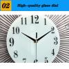 Clock Wall Clock for Living Room Decor, Non-Ticking Quiet Glass Dial Bling Silver Wall Clocks Decor for Bedrooms Kitchen and Space Decoration (24inch/26inch) view 4