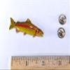 Handcrafted Hand Painted Rainbow Trout Large Magnet Gift for Fishermen Home Office Lodge Fridge Whiteboard Locker - Made in USA - SKU FP001BMAG view 2