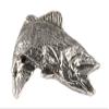 Handcrafted Antique Pewter Largemouth Bass Leaping Magnet Gift for Fishermen Home Office Lodge Lodge Refrigerator Whiteboard Locker - Made in United States - SKU F085MAG view 1