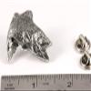 Handcrafted Antique Pewter Largemouth Bass Leaping Magnet Gift for Fishermen Home Office Lodge Lodge Refrigerator Whiteboard Locker - Made in United States - SKU F085MAG view 2