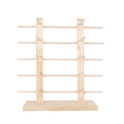 Cabilock 1pc Eyeglasses Display Rack for Sunglasses Storage Tabletop Organizer for Eyewear Stylish Solid for Home Shop and Dresser Double Row