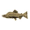 Handcrafted Gold Plated Pink Salmon Spawning Magnet Gift for Fishermen Home Office Lodge Fridge Whiteboard Locker - Made in USA - SKU FG051MAG view 1