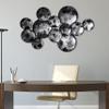 Empire Art Direct Obsidian Wall Art Hand Painted Etched Metal Wall Sculpture,Ready to Hang,Living Room,Bedroom & Office,Black view 4