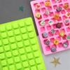 48 Stars Letter Manual Diy Silicone Chocolate Mould Ice Tray Digital Handmade Soap Molds view 1