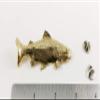 Handcrafted Gold Plated Rainbow Trout Large Premium Magnet Gift for Fishermen Home Office Lodge Fridge Whiteboard Locker - Made in USA - SKU FG001PRMAG view 2