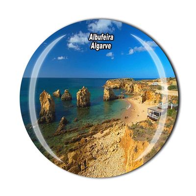Albufeira Algarve Portugal Fridge Magnet Souvenir Gift Crystal Refrigerator Magnetic Sticker