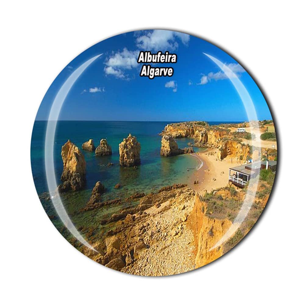 Albufeira Algarve Portugal Fridge Magnet Souvenir Gift Crystal Refrigerator Magnetic Sticker