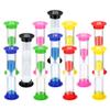 TeacherFav Sand Timer for Kids Set of 12 Small Colorful (Multi) Hour Glass Acrylic Covered Clock - 2 Pcs Each for 30Sec 1Min 2Min 3Min 5Min 10Min for Classroom, Home & Kids Room view 1