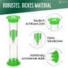 TeacherFav Sand Timer for Kids Set of 12 Small Colorful (Multi) Hour Glass Acrylic Covered Clock - 2 Pcs Each for 30Sec 1Min 2Min 3Min 5Min 10Min for Classroom, Home & Kids Room view 2