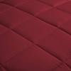 Queen/Full Size for All Season 100% Organic Cotton Yarns 500 GSM Fill Power Winter Warm Comforter Set Soft and Breathable Lightweight Box Stitched Design Comforter with 2 Pillowcases Burgundy view 3