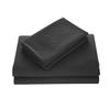 600 Thread Count Pure Egyptian Cotton 4-PCs Bed Sheet Set Fit Up 25-30" Deep Pocket Solid Pattren (Twin XL, Dark Grey) Machine Washable & Long Lasting view 1