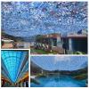 Sunscreen Camouflage Net, Military Hunting Camo Net, Outdoor Party Decoration, Pergola Garden Shade Net, Camouflage Netting Blue, 22m 35m 55m 33m 46m,Blue-4x5m(13.116.4ft) view 4