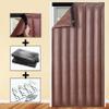 MMCJIES Thermal Insulated Door Curtain,Screen Door Blanket,Doorway Curtains,Thicken Cotton Curtain,Household Soundproof Warm Windproof, Enjoy Your Cool Summer and Warm Winter,Full Size Customizable view 2