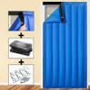 MMCJIES Doorway Curtains,Thermal Insulated Door Curtain,Screen Door,Insulation Blanket,Warm Windproof, Thicken Cotton Curtain,Household Soundproof Winter Full Size Customizable,Easy Install view 2