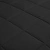 Queen/Full Size for All Season 100% Organic Cotton Yarns 500 GSM Fill Power Winter Warm Comforter Set Soft and Breathable Lightweight Box Stitched Design Comforter with 2 Pillowcases Black view 3