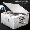 AIZYR Cantonese Rice Noodle Rolls Machine, 304 Stainless Steel Steamed Vermicelli Roll Steamer Household Changfen Cookware with Removable Lid view 3