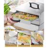 AIZYR 2-Layer Rice Noodle Rolls Machine, Cantonese Cuisine Roll Cooker Cookware Kitchen Food Steamer with 3 Stainless Steel Trays view 3