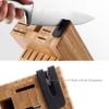 McCook Knife Sets,German Stainless Steel Knife Block Sets with Built-in Sharpener view 3