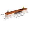 Floating partition, Wall-Mounted TV Cabinet, Hanging Wall TV Cabinet, Set-top Box Rack, Receiver Cable Box Bracket/A / 160cm view 2