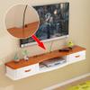 Floating partition, Wall-Mounted TV Cabinet, Hanging Wall TV Cabinet, Set-top Box Rack, Receiver Cable Box Bracket/A / 160cm view 3