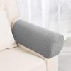 2Pcs Spandex Jacquard Armrest Covers, - Slip Furniture Protector, Stretch Armrest Covers for Sofa Couch Chair Recliner view 3