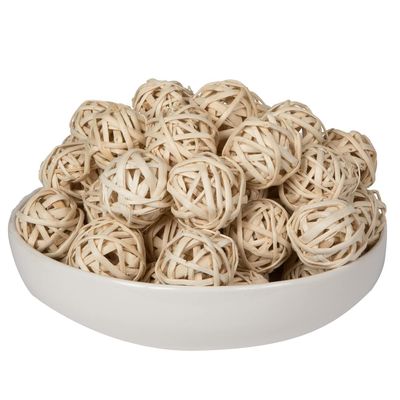 2.4" Kambu Ball Bleached 50/pk