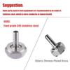 2PCS Keg Coupler Barb Connector,5/8"G Threadx1/4" Tailpiece Nipple Fitting view 4