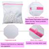 Mesh Laundry Bags for Delicates, Lingerie Wash Bag, Bra Bag for Washing Machine, Blouse, Hosiery, Stocking, Underwear Bag-4Pack, 1 Small, 2 Medium, 1 Large view 2