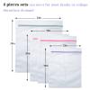 Mesh Laundry Bags for Delicates, Lingerie Wash Bag, Bra Bag for Washing Machine, Blouse, Hosiery, Stocking, Underwear Bag-4Pack, 1 Small, 2 Medium, 1 Large view 3
