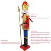 YRK CDL 4feet/120cm/4ft/48inch Tall Life-Size Large/Giant Christmas Wooden Nutcracker King & Soldier Ornament/Doll/Figures Events/ShopWindow/Wedding Party/Home & Commercial Decoration, YK01 view 4