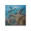 Stupell Industries Sea Turtle Pair Coral Reef Ocean Life Scene view 1
