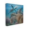 Stupell Industries Sea Turtle Pair Coral Reef Ocean Life Scene view 3